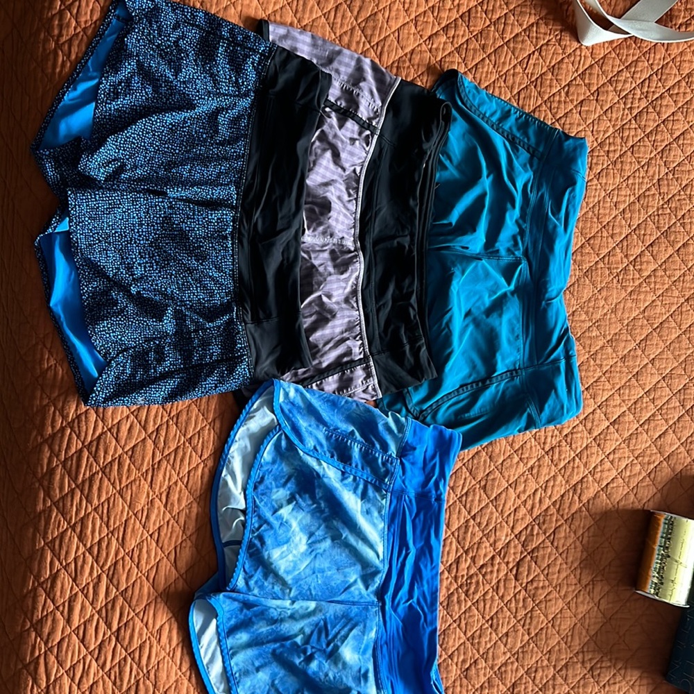 Set of Lululemon Running Shorts